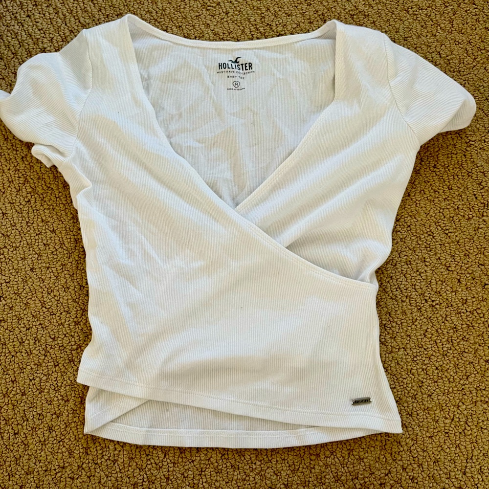 Criss cross white top from Hollister